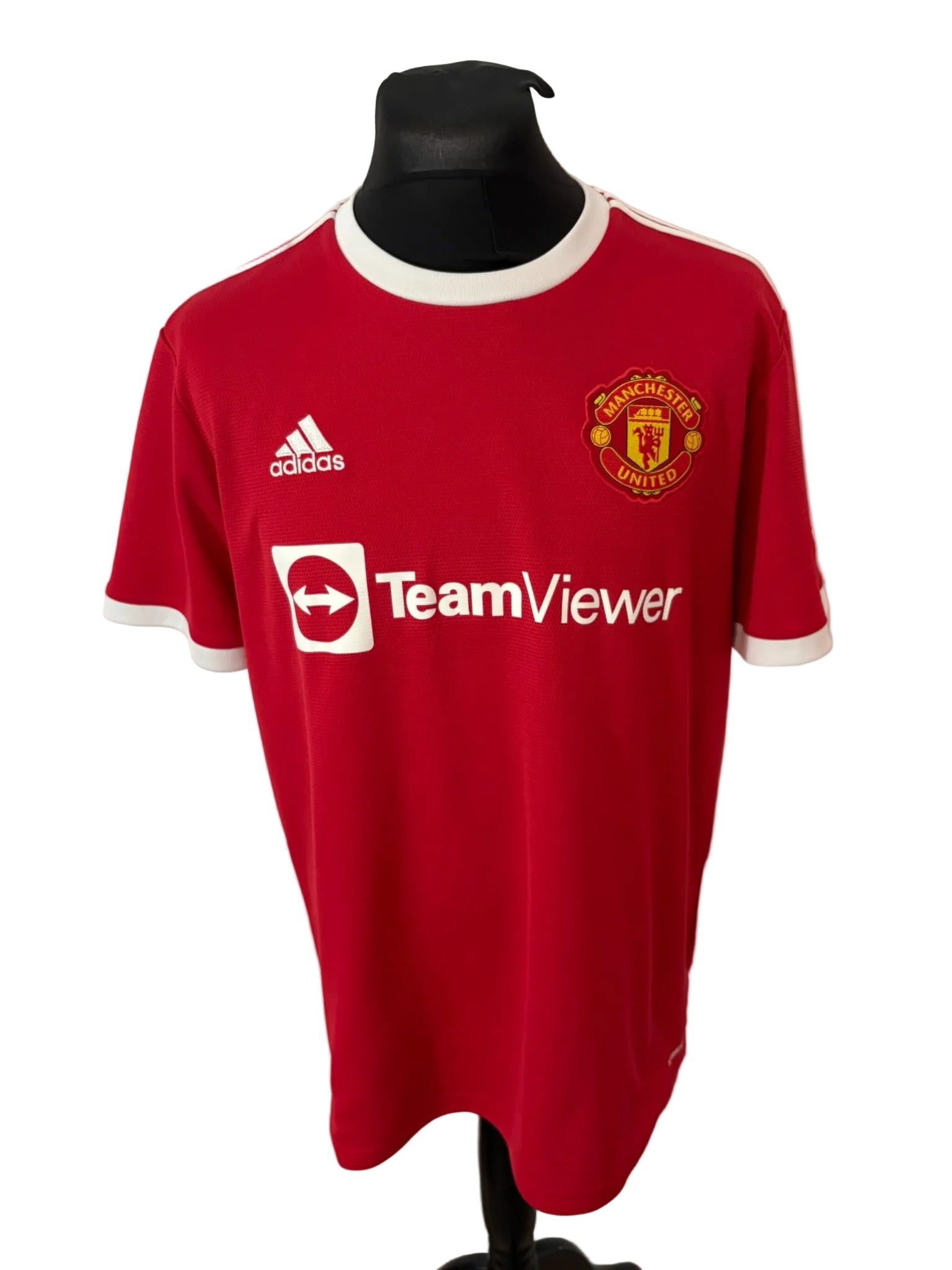 Manchester United 2021-22 home football shirt, red, Extra Large, XL, Adidas, Cristiano Ronaldo, front