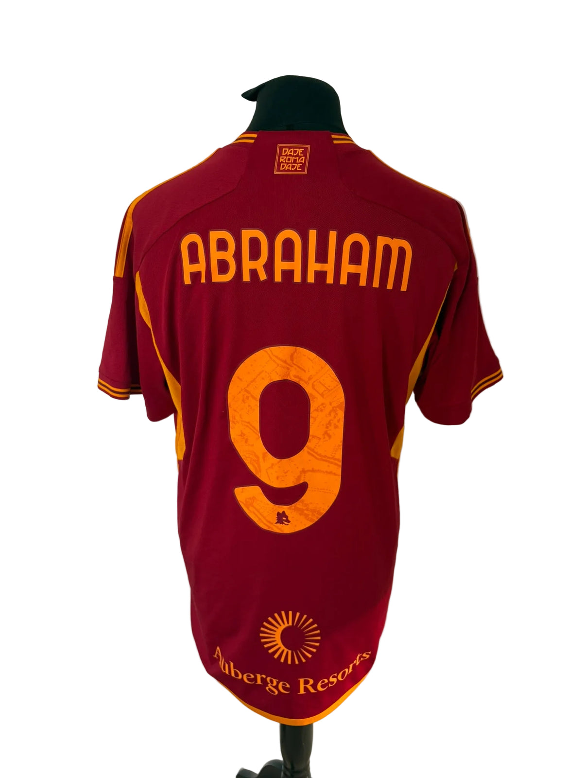 Roma 2023-24 home football shirt, red, Extra Large, XL, Adidas, Tammy Abraham, back