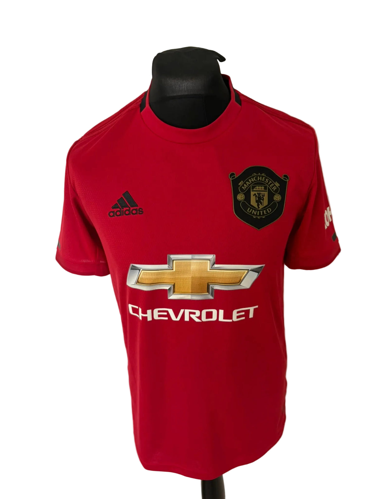 Manchester United 2019-20 home football shirt, red, medium, Adidas, Bruno Fernandes, front