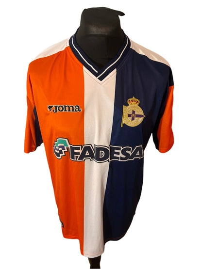Deportivo La Coruna 2003-04 Third Football Shirt Medium Joma