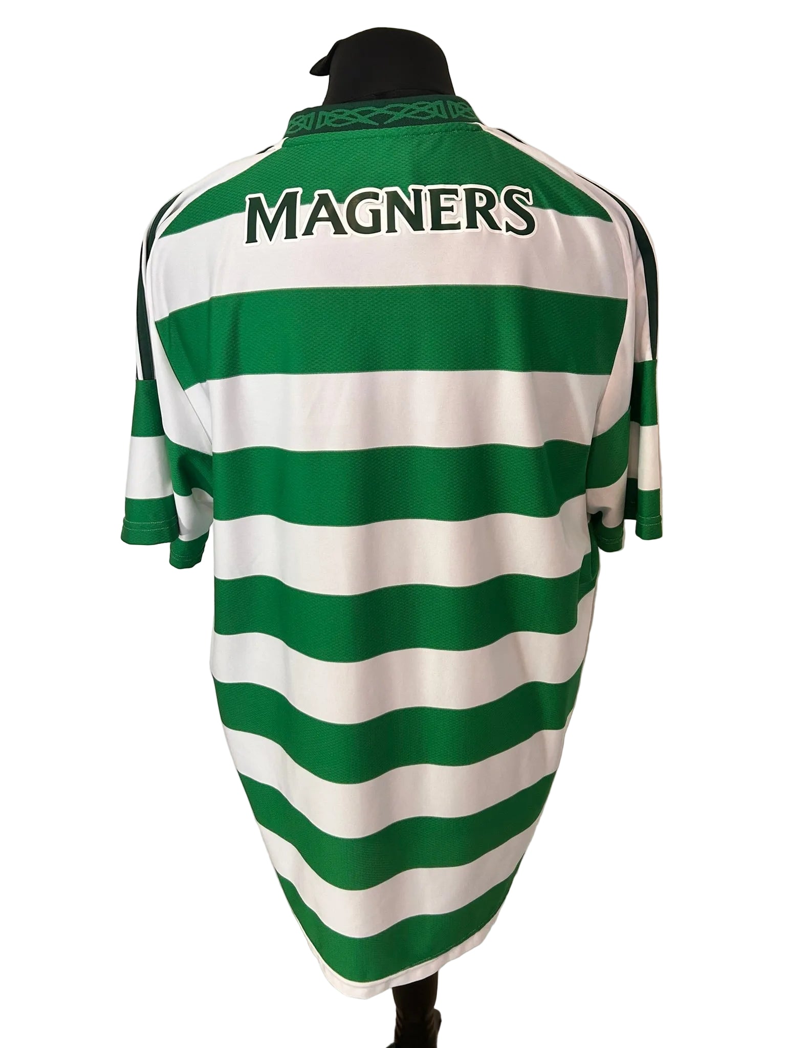 Celtic 2024-25 home football shirt, green and white, XXL, 2XL, Adidas, back