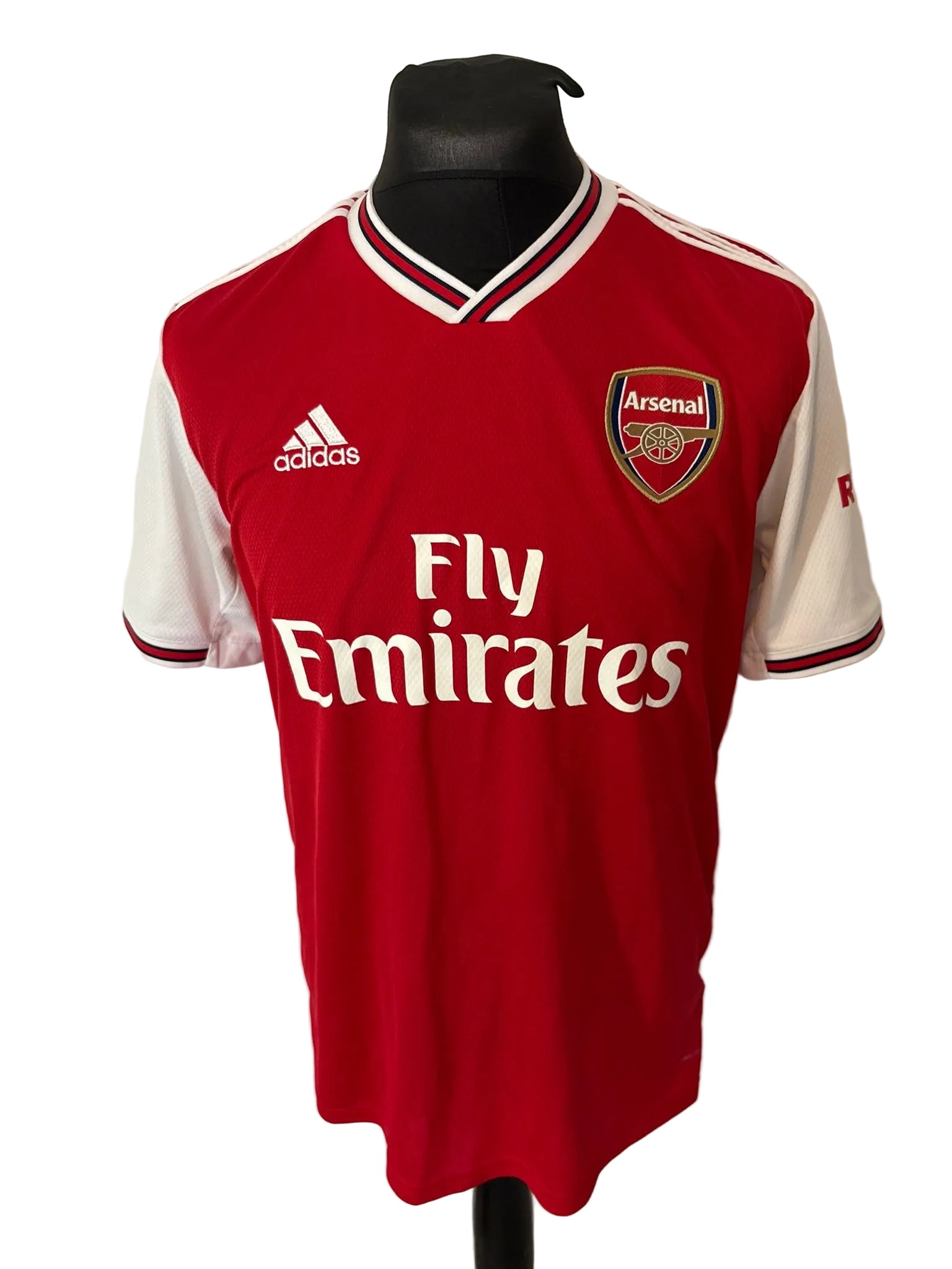 Arsenal 2019-20 home football shirt, red, Large, Adidas, Bukayo Saka, front
