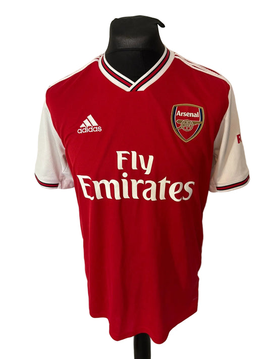 Arsenal 2019-20 home football shirt, red, Large, Adidas, Bukayo Saka, front