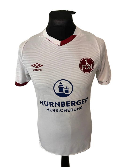 Nurnberg 2020-21 away football shirt, white, small, Umbro, front