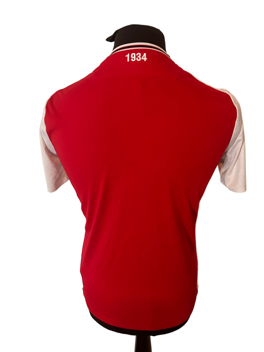 Wrexham 2021-22 home football shirt, Macron, small, red, back