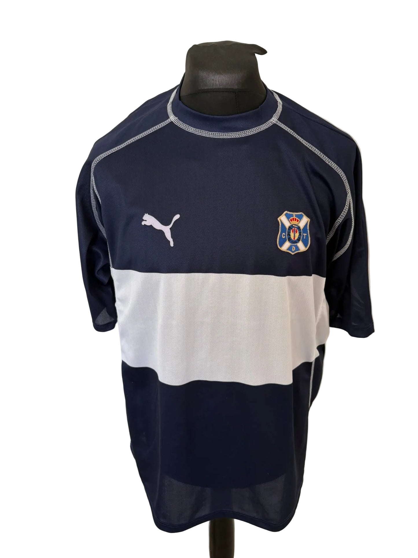 Tenerife 2003-05 away football shirt, navy, large, Puma, front
