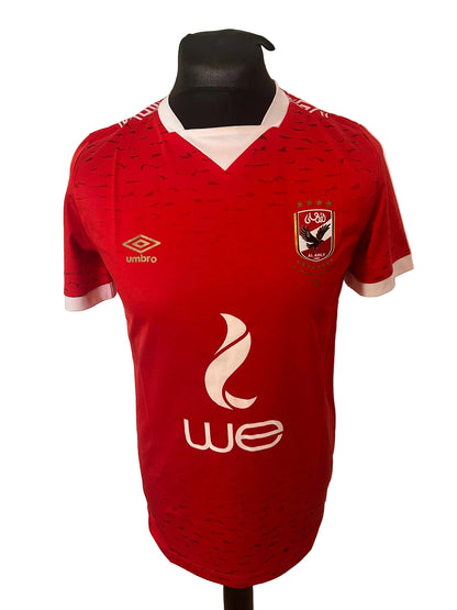 Al Ahly 2019-20 home football shirt, red, medium, Umbro, front