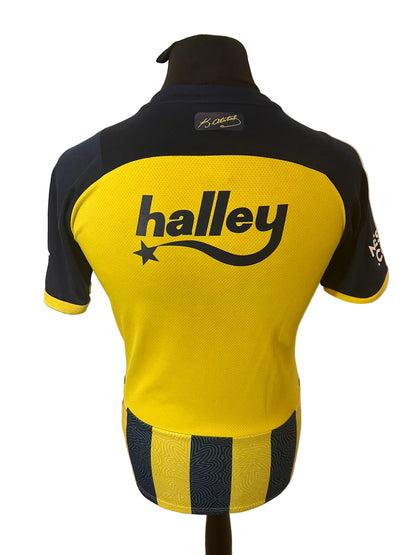 Fenerbahce 2021-22 home football shirt, navy and yellow, small, Puma, back