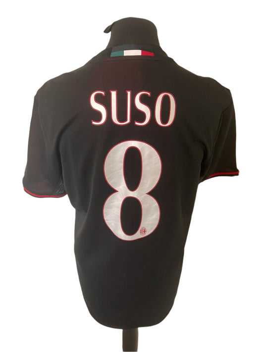 AC Milan Suso 2016-17 Home Football Shirt Large Adidas