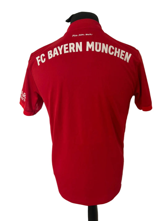 Bayern Munich 2019-20 home football shirt, red, medium, Adidas, back