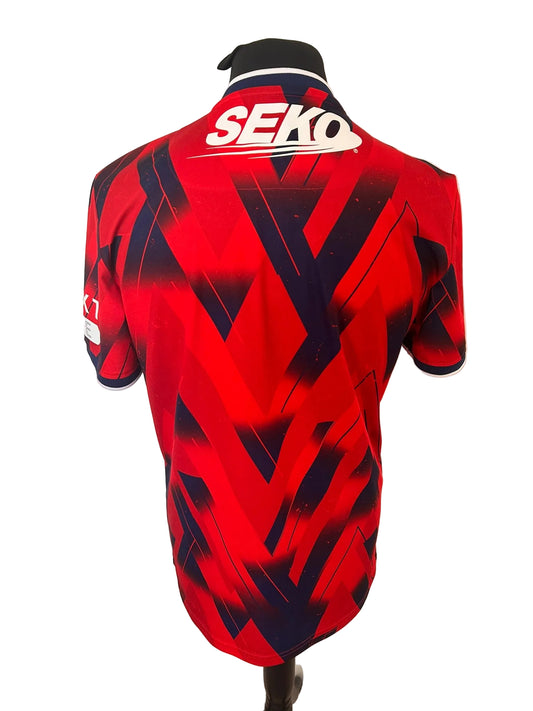 Rangers 2023-24 fourth football shirt, red, Large, Castore, back