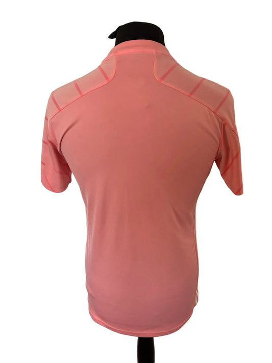 Cardiff City 2021-22 away football shirt, pink, small, Adidas, back