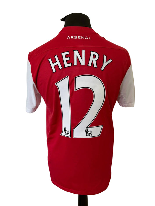 Arsenal 2011-12 home football shirt, red, medium, Nike, Thierry Henry, back
