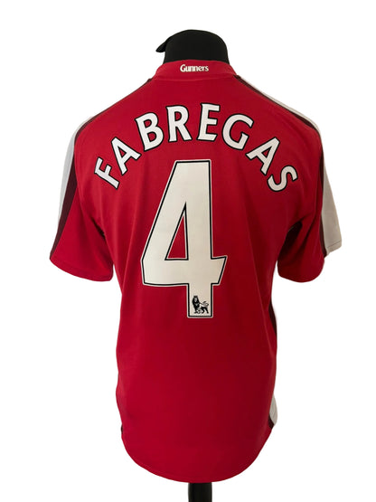 Aresenal 2008-10 home football shirt, red, medium, Nike, Cesc Fabregas, back
