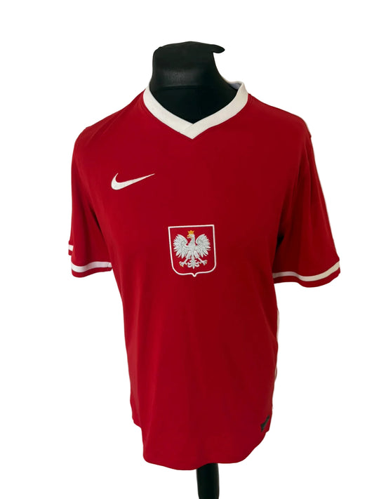 Poland 2020-21 away football shirt, red, Large, Nike, front