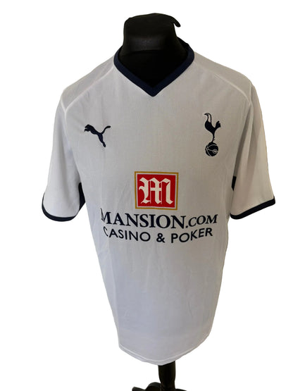 Tottenham Hotspur 2008-09 home football shirt, white, Large, Puma, Luka Modric, front