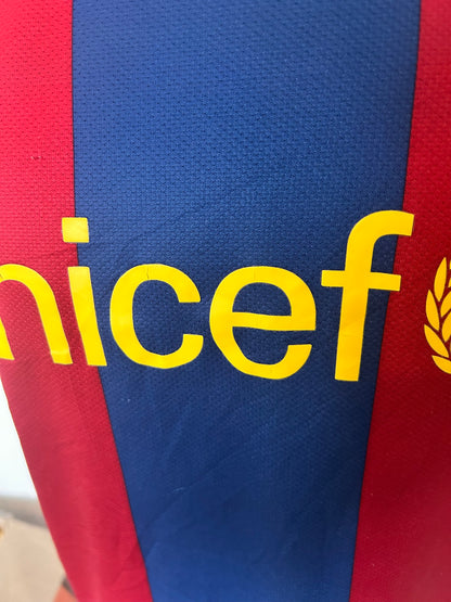 Barcelona 2010-11 Home Football Shirt Medium Nike