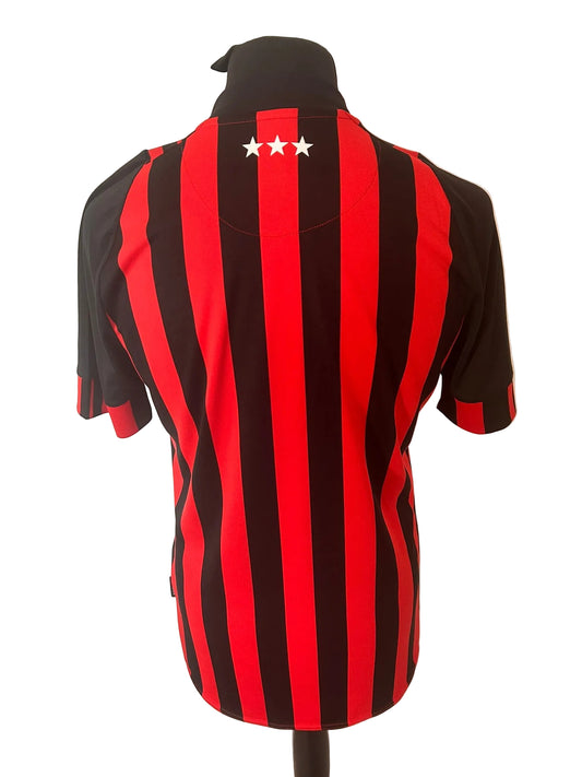 Ipswich Town 2022-23 away football shirt, red and black, medium, Umbro, back