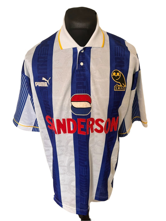 Sheffield Wednesday 1993-95 Home Football Shirt Extra Large Puma