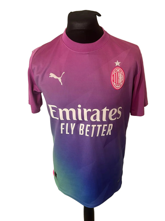AC Milan 2023-24 third football shirt, purple, medium, Puma, front