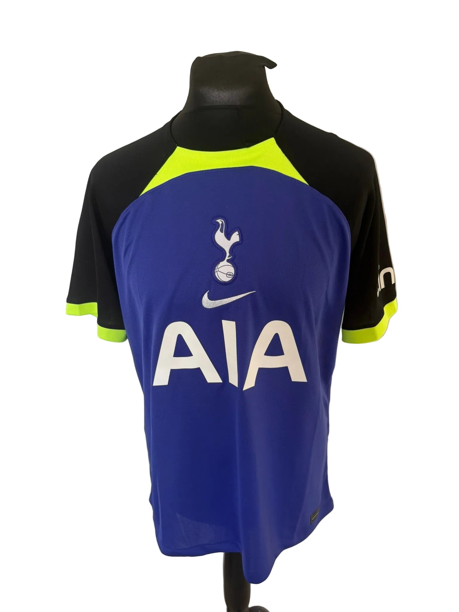 Tottenham Hotspur 2022-23 away football shirt, blue, Large, Nike, Harry Kane, front