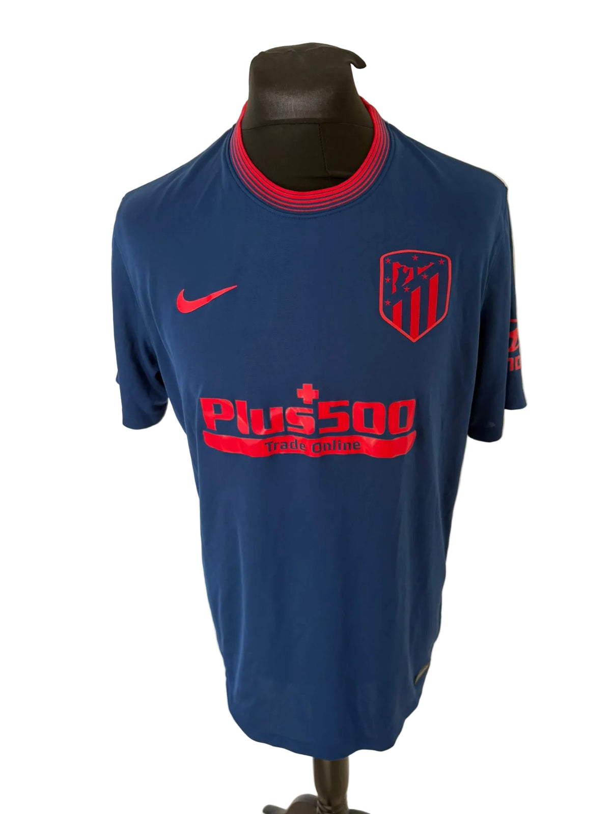 Atletico Madrid 2020-21 away football shirt, navy, Extra Large, XL, Nike, front