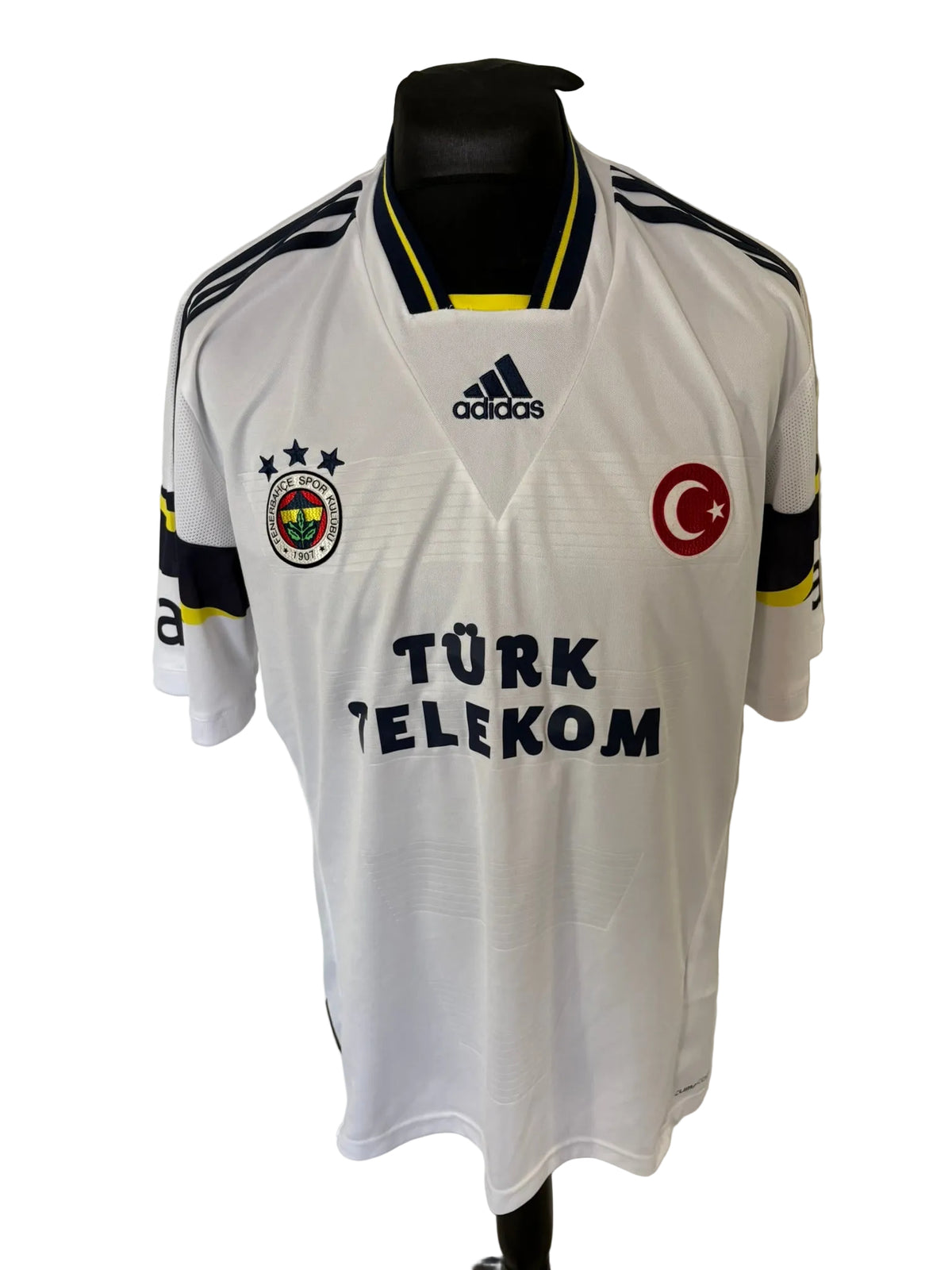 Fenerbahce 2013-14 away football shirt, white, Extra Large, XL, Adidas, front
