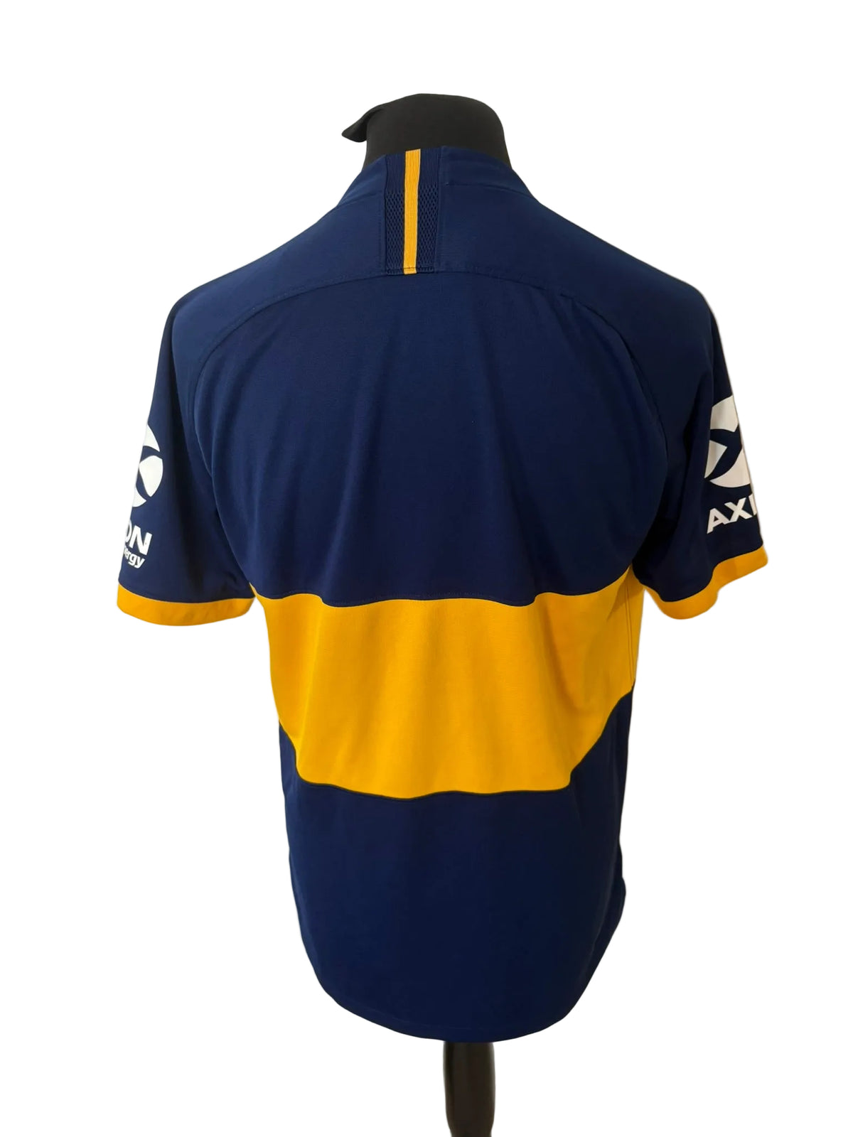 Boca Juniors 2019-20 home football shirt, navy and yellow, Large, Nike, back