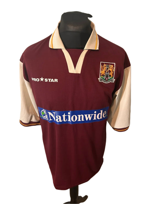 Northampton Town 1999-00 Home Football Shirt Medium ProStar