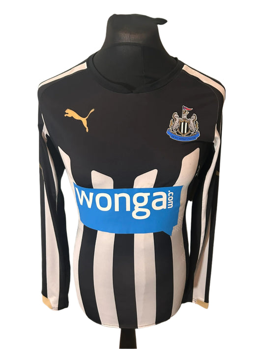Newcastle United 2014-15 Home Shirt PLAYER ISSUE LONG SLEEVES Medium Puma