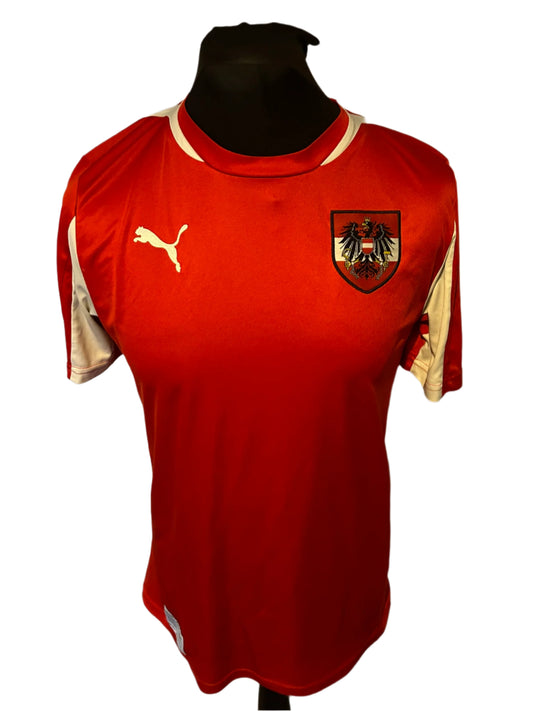 Austria 2012-14 Home Football Shirt Medium Puma