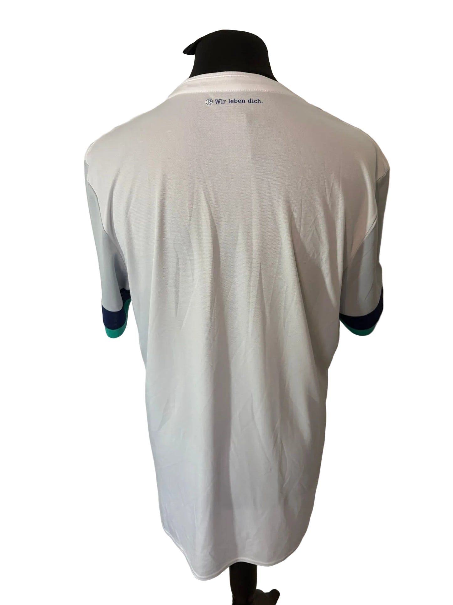 Schalke 2019-20 away football shirt, white, Extra Large, XL, Umbro, back