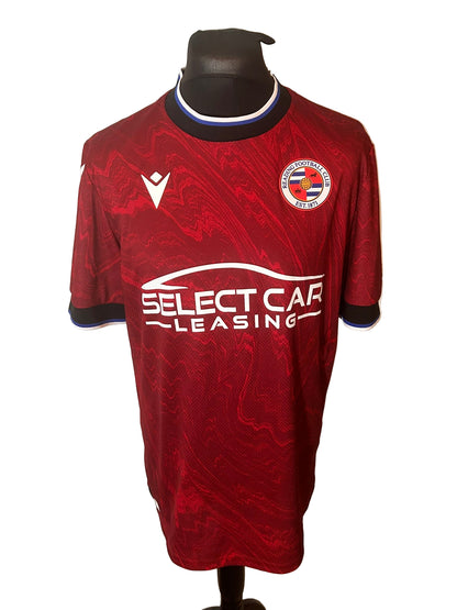 Reading 2024-25 away football shirt, Macron, XXL, red, front