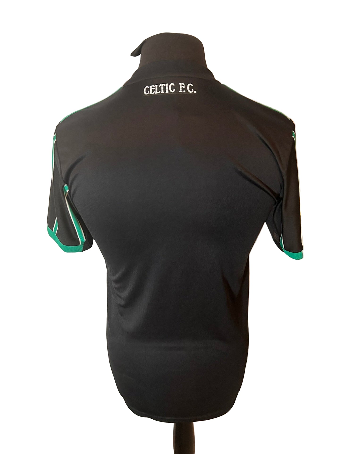 Celtic 2022-23 away football shirt, adidas, small, black, back