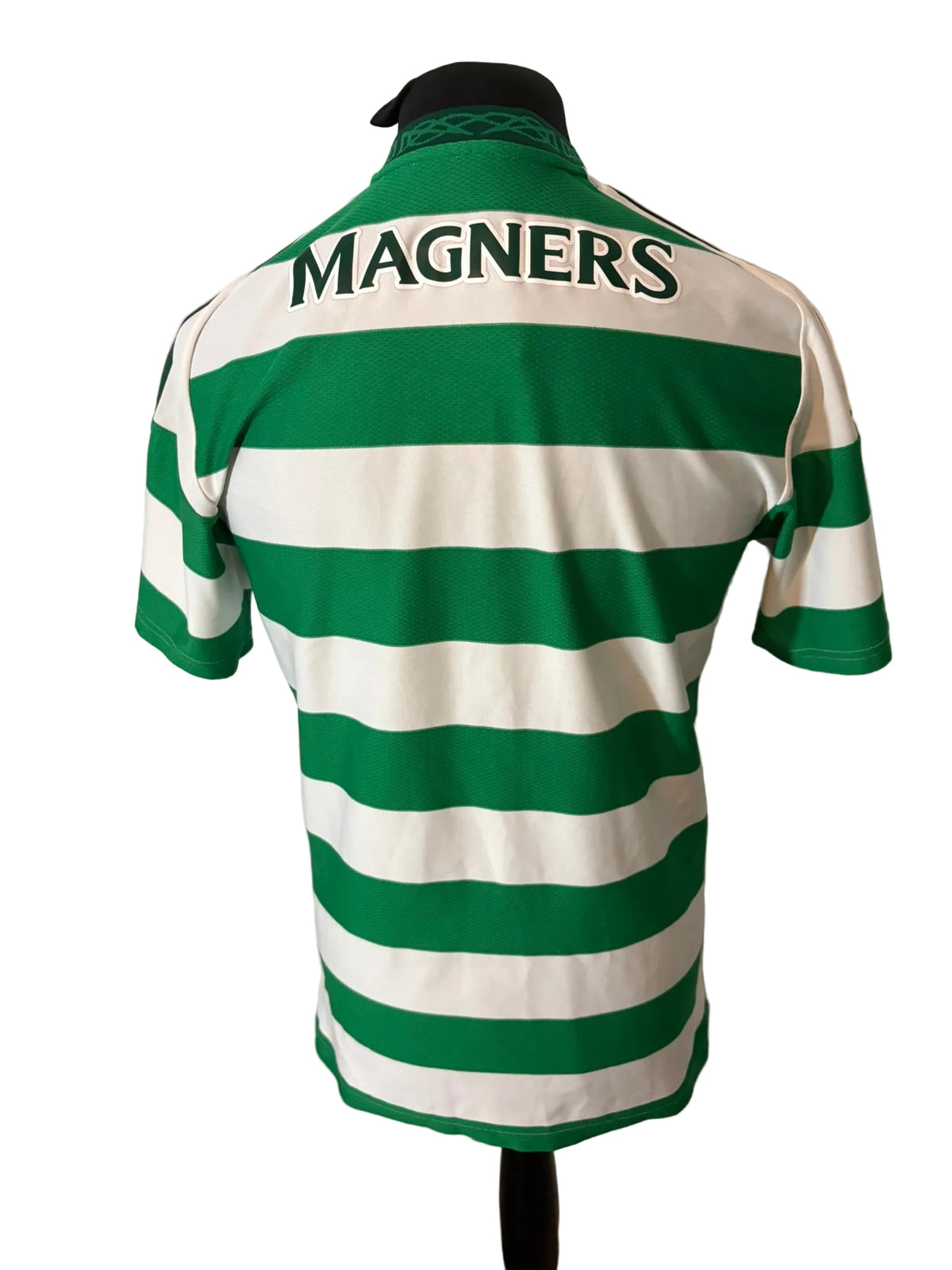 Celtic 2024-25 home football shirt, green and white, medium, Adidas, back