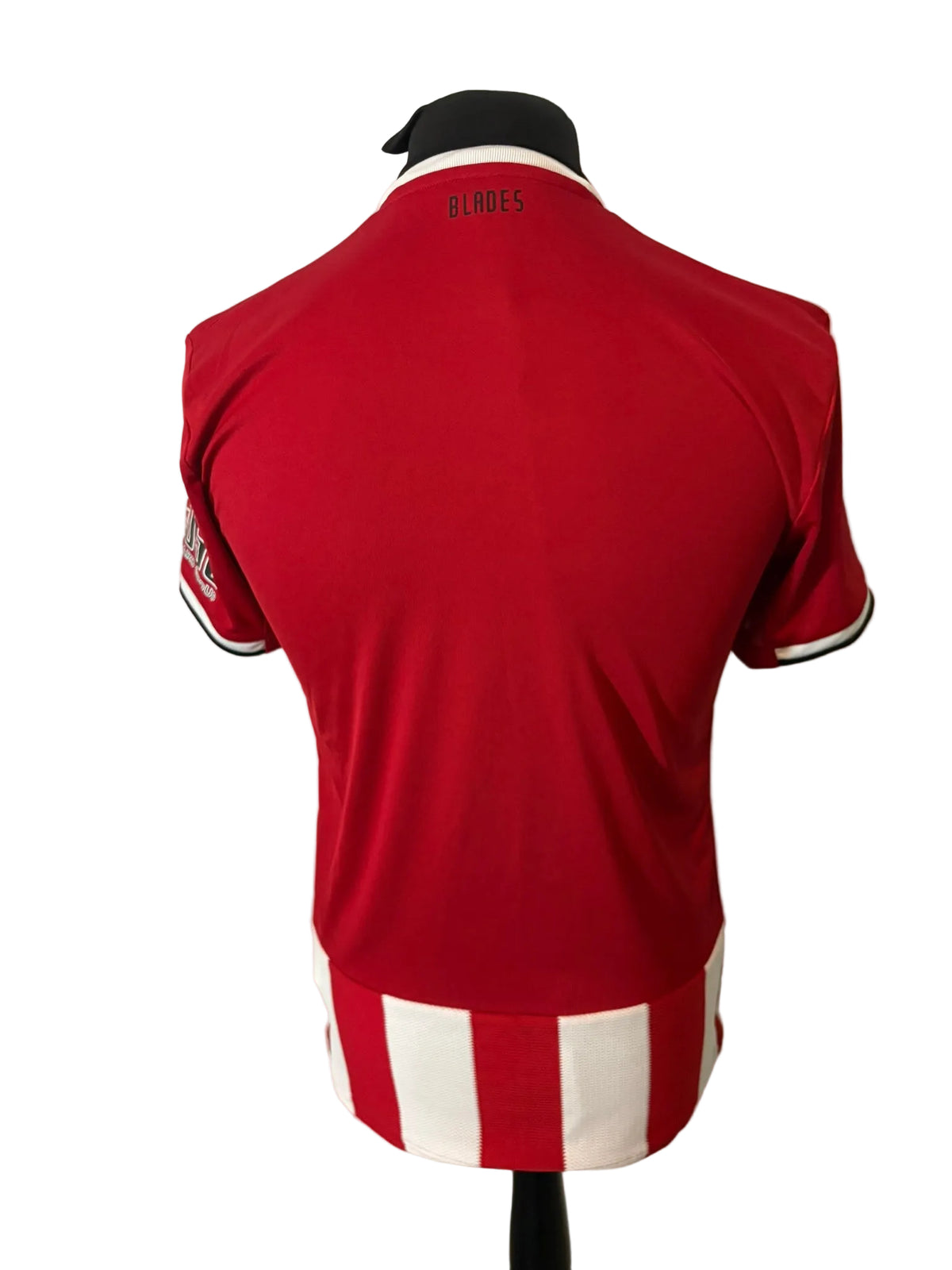 Sheffield United 2019-20 home football shirt, red and white, small, Adidas, back