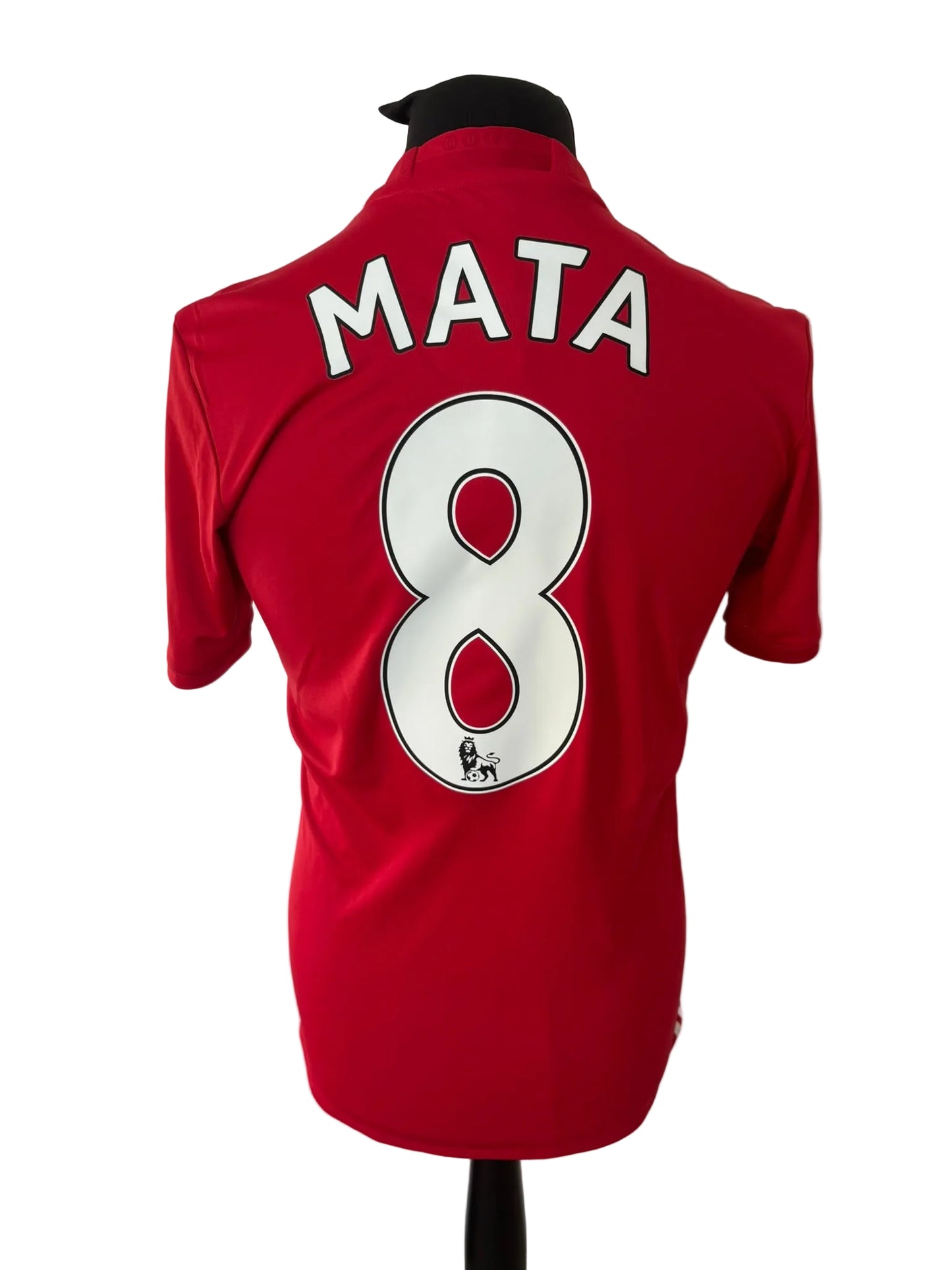 Manchester United 2016-17 home football shirt, red, small, Adidas, Juan Mata, back