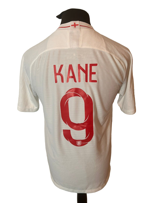 England 2018-19 home football shirt, Nike, medium, medium, Harry Kane, back