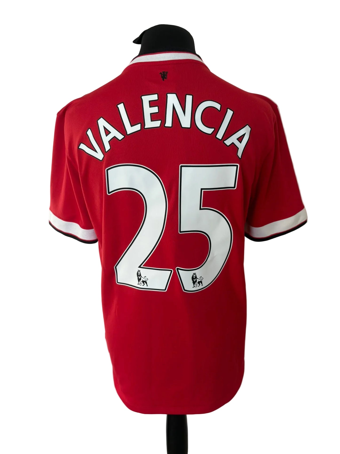 Manchester United 2014-15 home football shirt, red, Large, Nike, Antonio Valencia, back