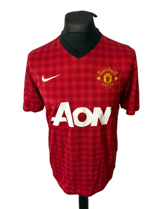 Manchester United 2012-13 home football shirt, red, medium, Nike, Wayne Rooney, front