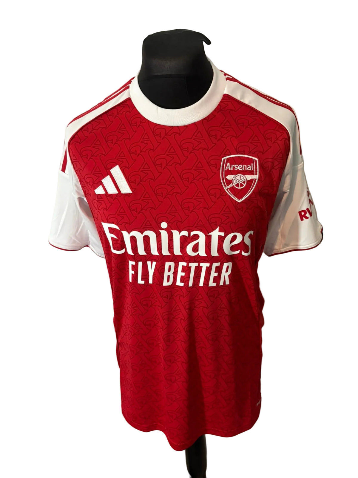 Arsenal 2025-26 home football shirt, red, Large, Adidas, Martin Odegaard, front