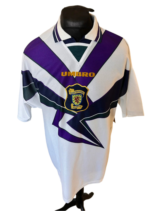 Scotland 1995-96 Away Football Shirt Extra Large XL Umbro