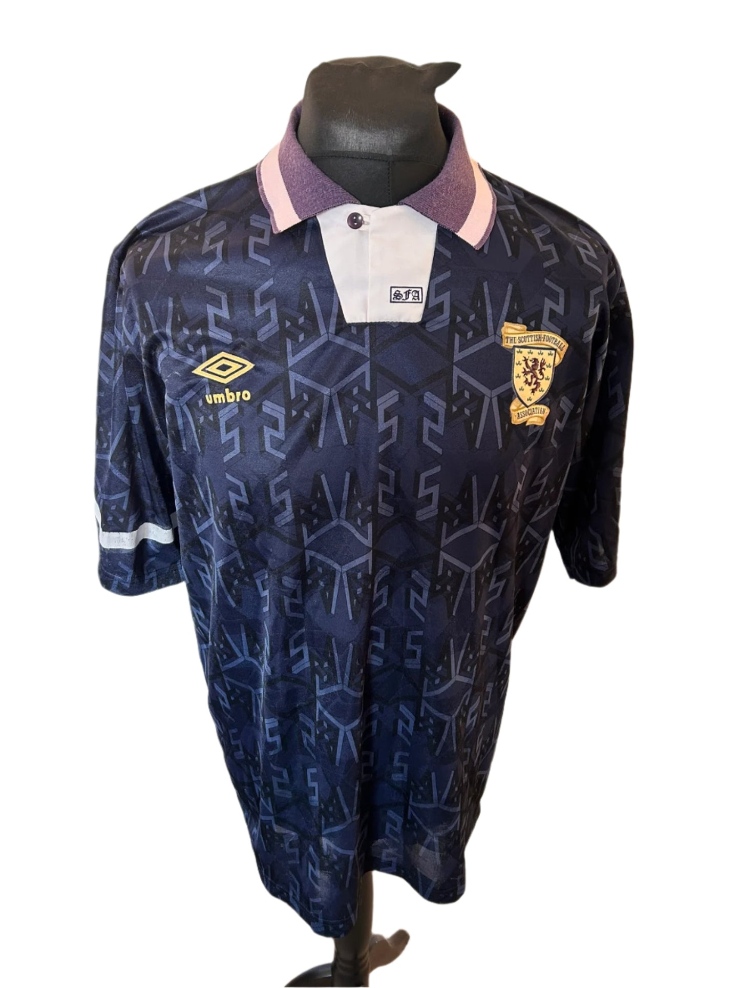 Scotland 1991-94 Home Football Shirt Extra Large XL Umbro