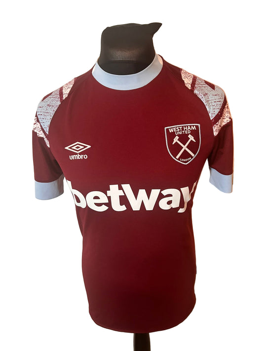 West Ham United 2022-23 home football shirt, Umbro, small, claret, Jarrod Bowen, front