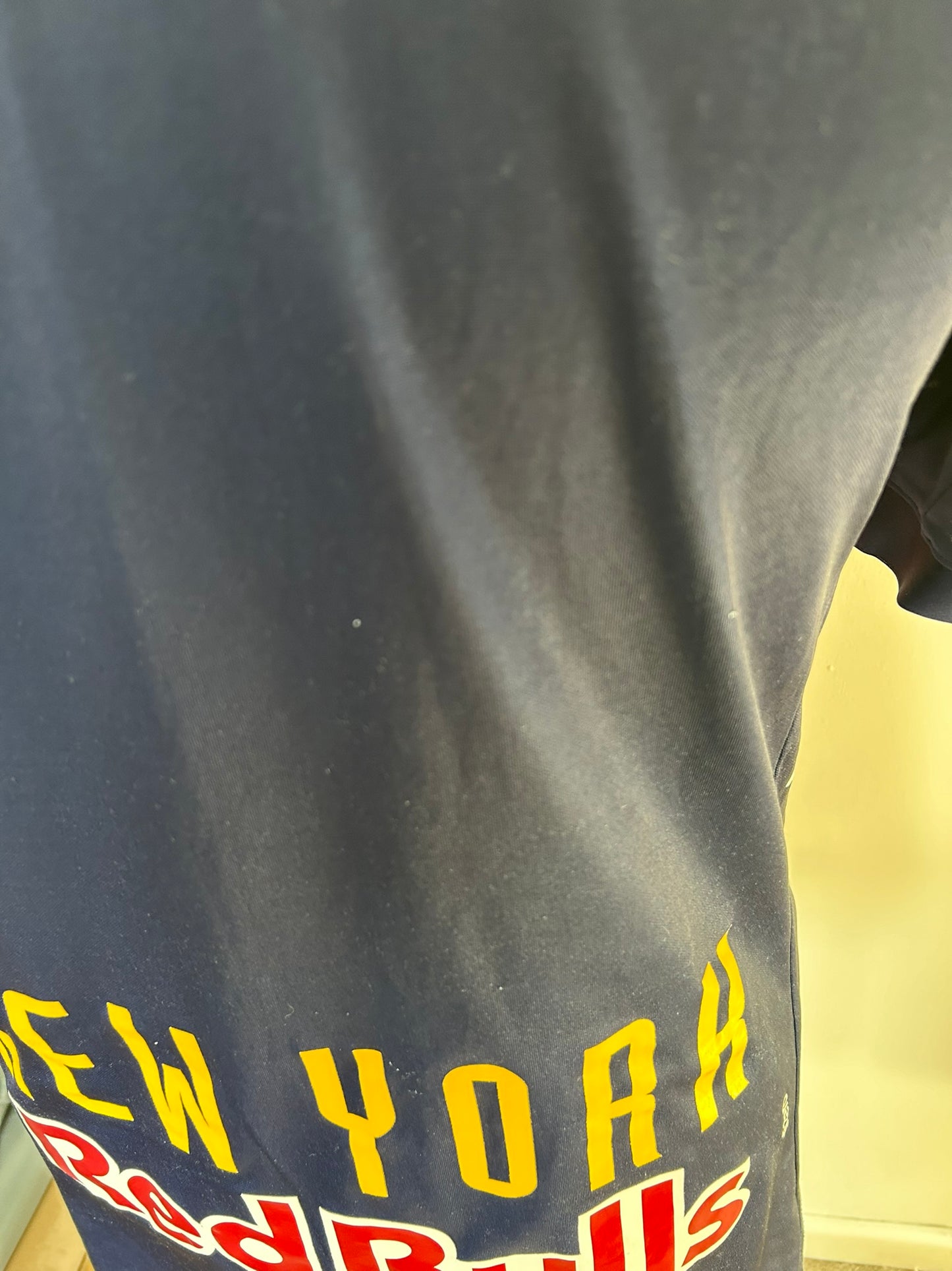 New York Red Bulls 2014-15 Away Football Shirt PLAYER ISSUE Large Adidas