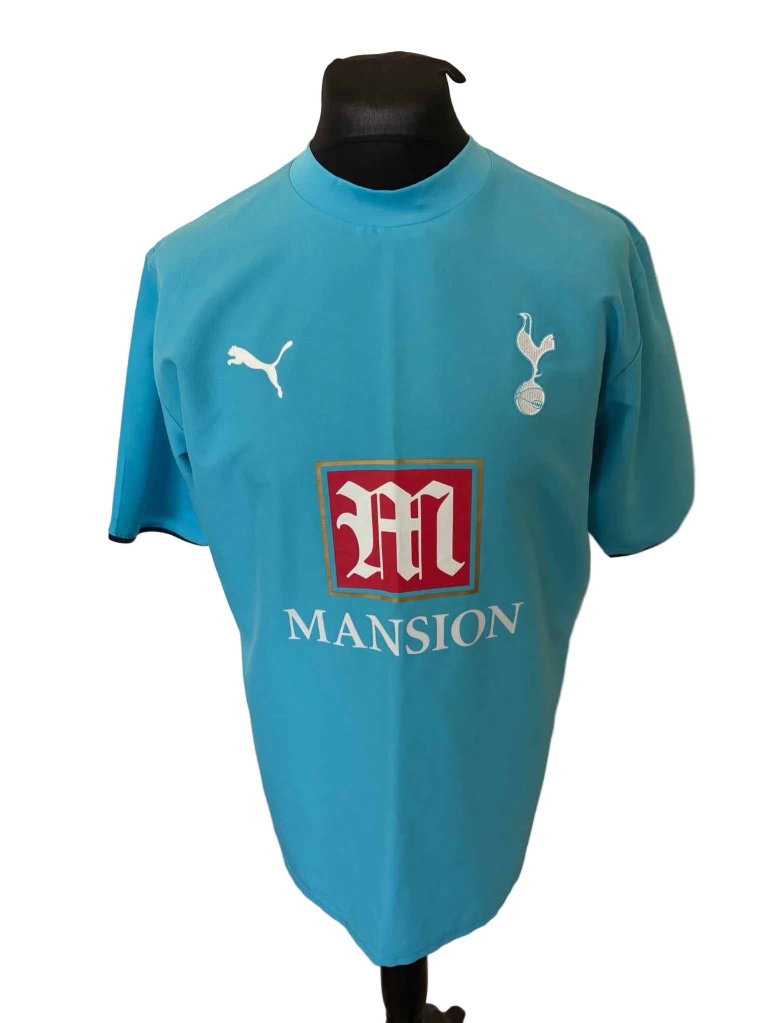 Tottenham Hotspur 2006-07 away football shirt, blue, Large, Puma, Dimitar Berbatov, front