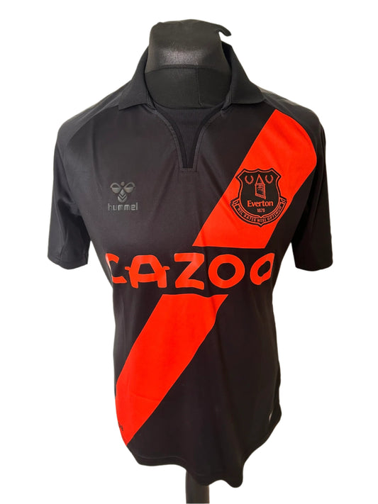 Everton 2021-22 Away Football Shirt Medium Hummel