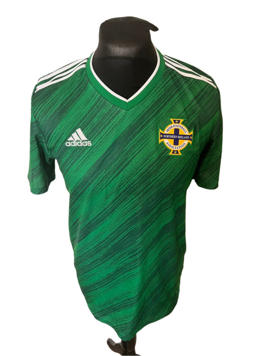 Northern Ireland 2020-22 Home Football Shirt Medium Adidas