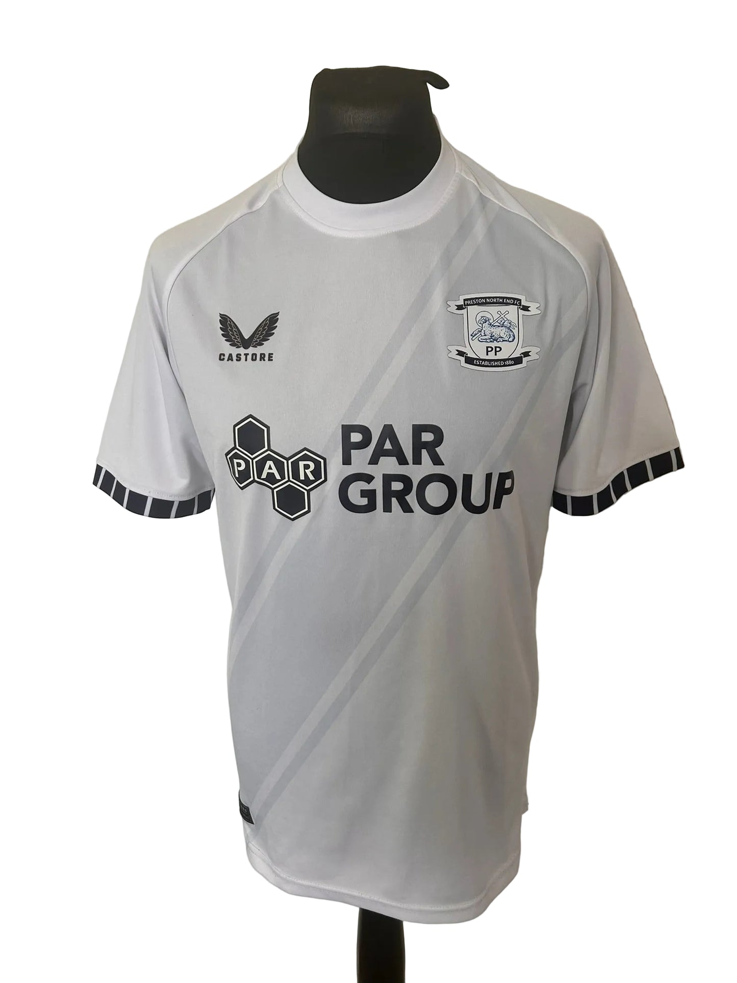 Preston North End 2024-25 home football shirt, white, medium, Castore, front