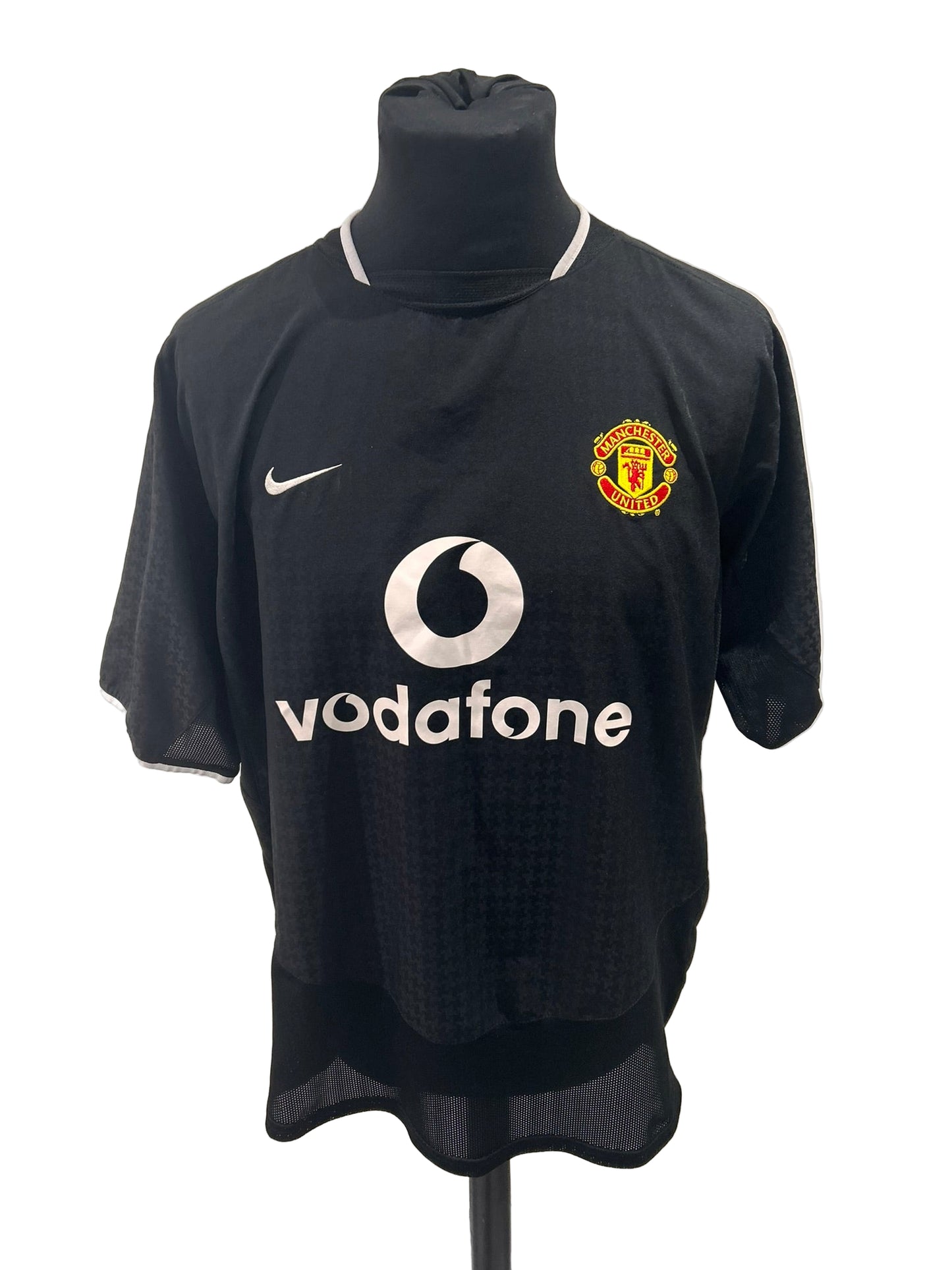 Manchester United 2003-05 away football shirt, black, medium, Nike, Cristiano Ronaldo, front